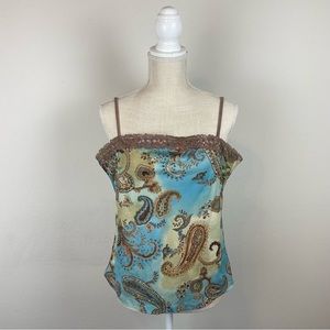 Hot Tempered Y2K Paisley Tank Top